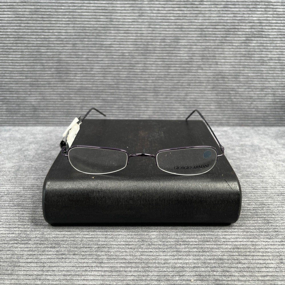 Giorgio Armani GA-1057 C-1299 Purple Semi y2k Rimless Eyeglass Frames 44-21-130